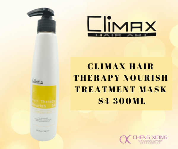 CLIMAX HAIR THERAPY NOURISH TREATMENT MASK S4 300ML CLIMAX THERAPY CliMAX Malaysia, Melaka, Bachang Supplier, Suppliers, Supply, Supplies | Cheng Xiong Hair Saloon Supplier