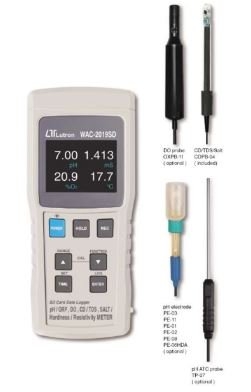 LUTRON WAC-2019SD SD Card real time data recorder pH/ORP, DO, CD, TDS, Salt all in one OXYGEN METER (DISSOLVED OXYGEN TRANSMITTER) Lutron Singapore Distributor, Supplier, Supply, Supplies | Mobicon-Remote Electronic Pte Ltd