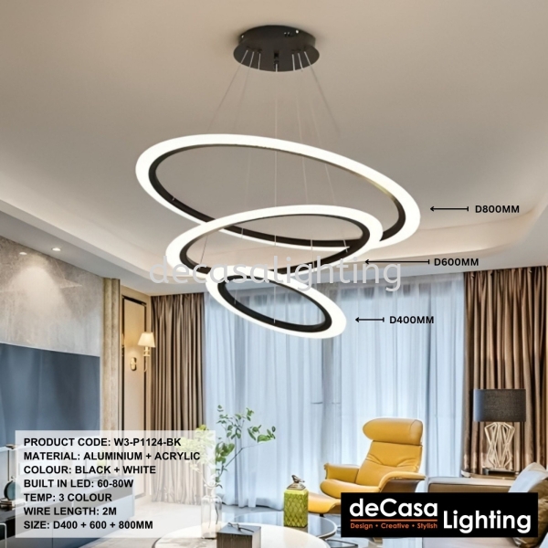 MODERN RING PENDANT LIGHT (P1124) Ring Type Pendant Light PENDANT LIGHT Selangor, Kuala Lumpur (KL), Puchong, Malaysia Supplier, Suppliers, Supply, Supplies | Decasa Lighting Sdn Bhd