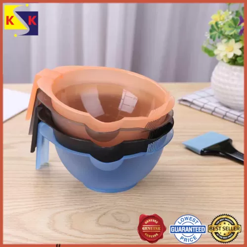 Thick Black Hair Dyeing Hair Coloring Bowl Black Hairdressing Tool 300 ml Only Bowl