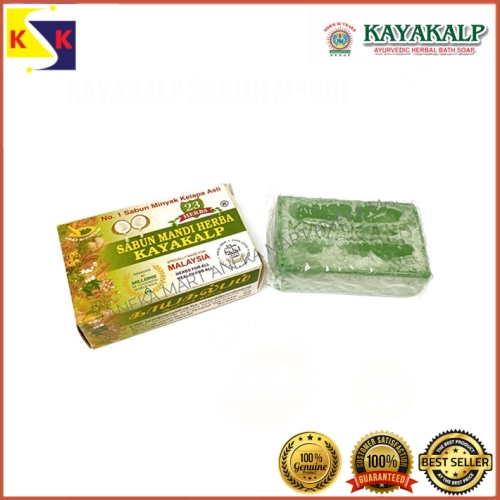 Sabun Mandi Herba Kayakalp/Pure Coconut Oil Soap/Kayakalp Ayurvedic Bath Herbal Soap/Sabun 75g