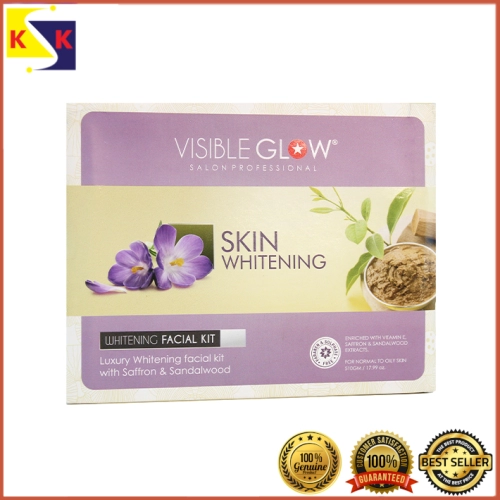 VISIBLE GLOW LUXURY SKIN WHITENING 6 STEPS FACIAL KIT