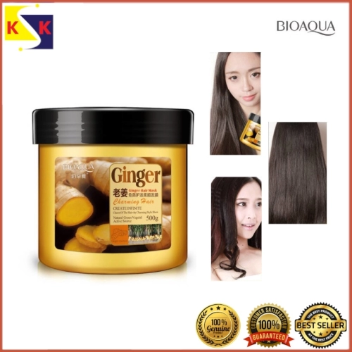 BIOAQUA GINGER HAIR MASK CHARMING HAIR REPAIR DRY DAMAGED HAIR 500G