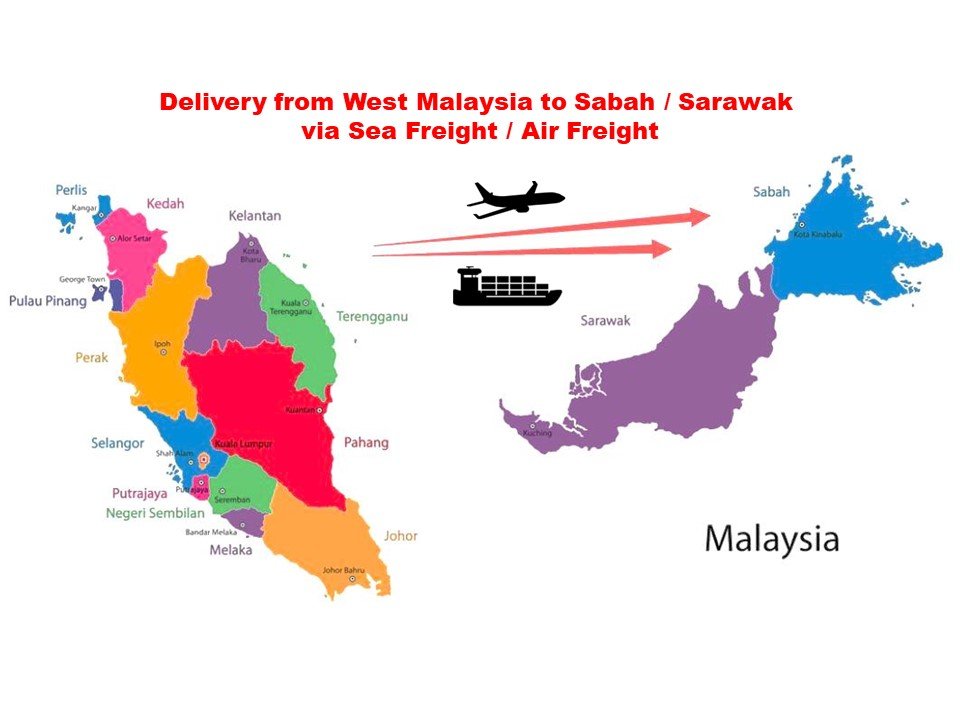 Delivery from West Malaysia to East Malaysia (西马到东马运输服务)