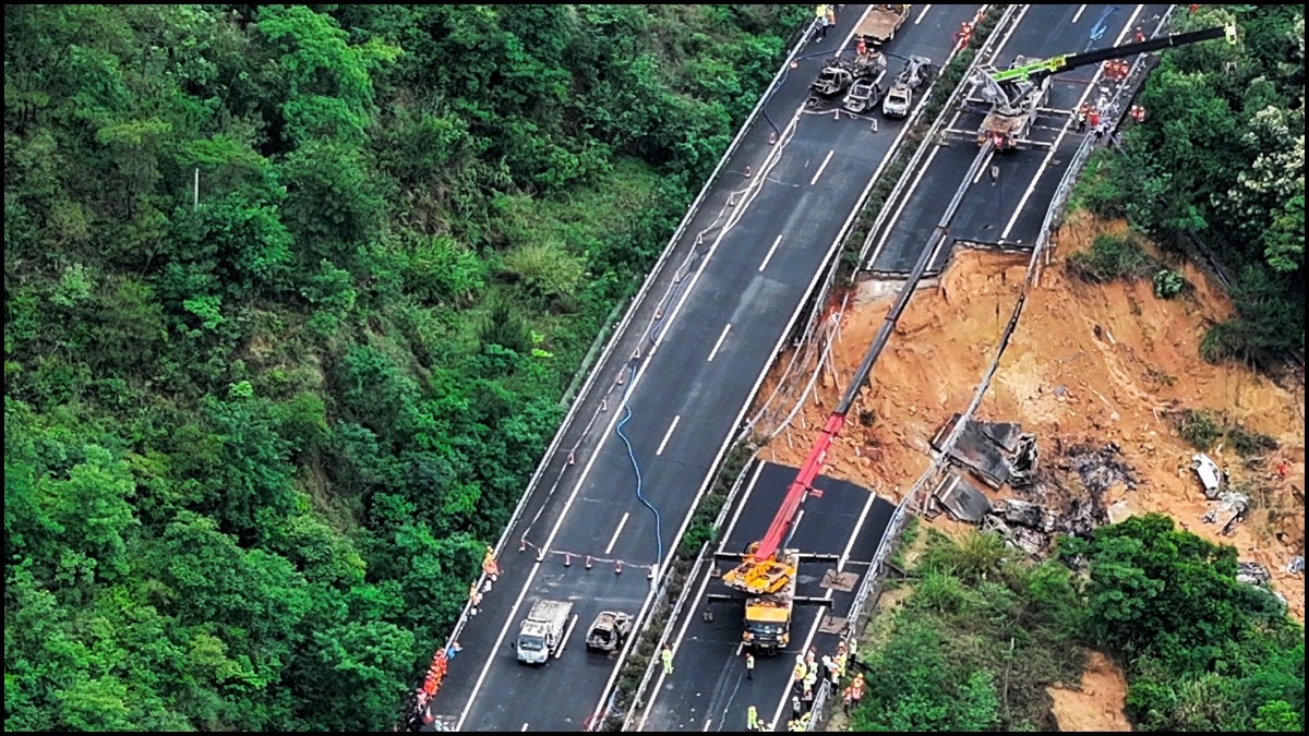 Death toll rises to 36 after road collapse in south China's Guangdong