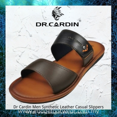 Dr Cardin Extra Size Men Casual Faux Leather Sandal-DC-7999-DARK/BROWN Colour