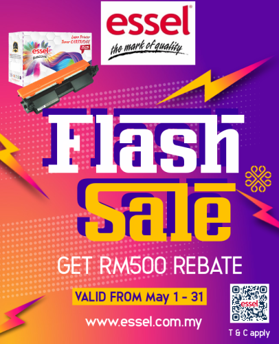 ESSEL FLASH SALE GET REBATE RM500