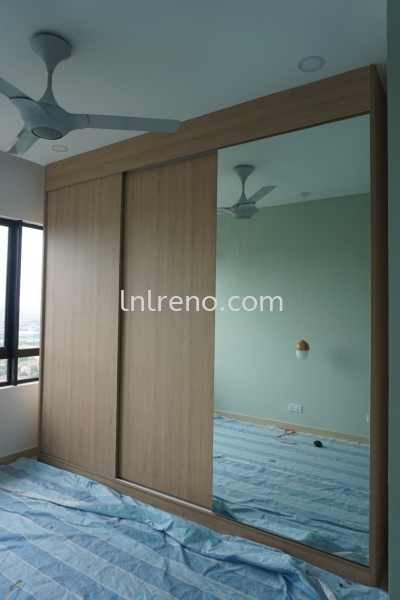 Renovation & Carpentry work in Cloud Tree Residence Seri Kembangan Selangor Malaysia #tvcabinet #tvconsole #plywood #melamine #veneer #spraypaint #laminate #wardrobe #kitchencabinet #studyroom #storagecabinet #shoecabinet #table #island #bench #displaycabinet #featurewall #flutedpanel Cloud Tree Residence @ Seri Kembangan Condominium Renovation Project Petaling Jaya (PJ), Selangor, Kuala Lumpur (KL), Malaysia. Design, Renovation, Decoration | LNL Reno Enterprise