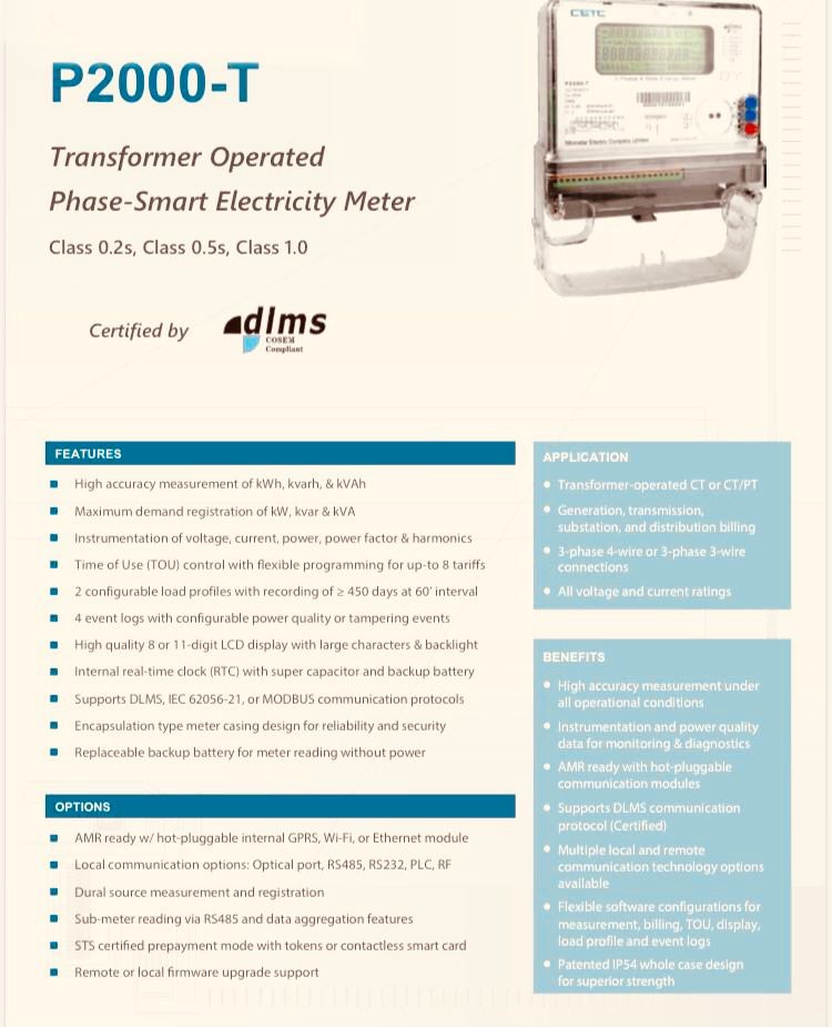 3phase CT/5A LCD Display Digital kWh Meter (Sirim)