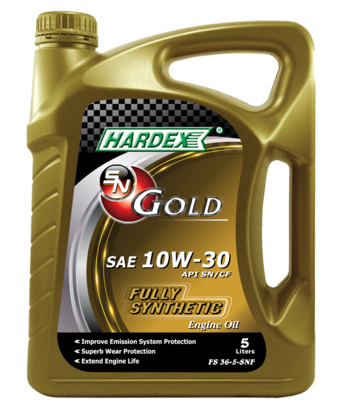 HARDEX SN GOLD FULLY SYNTHETIC ENGINE OIL SERIES SAE 10W-30 HARDEX SN GOLD FULLY SYNTHETIC ENGINE OIL SERIES PETROL & LIGHT DUTY DIESEL ENGINE OIL - STANDARD SERIES LUBRICANT PRODUCTS Pahang, Malaysia, Kuantan Manufacturer, Supplier, Distributor, Supply | Hardex Corporation Sdn Bhd