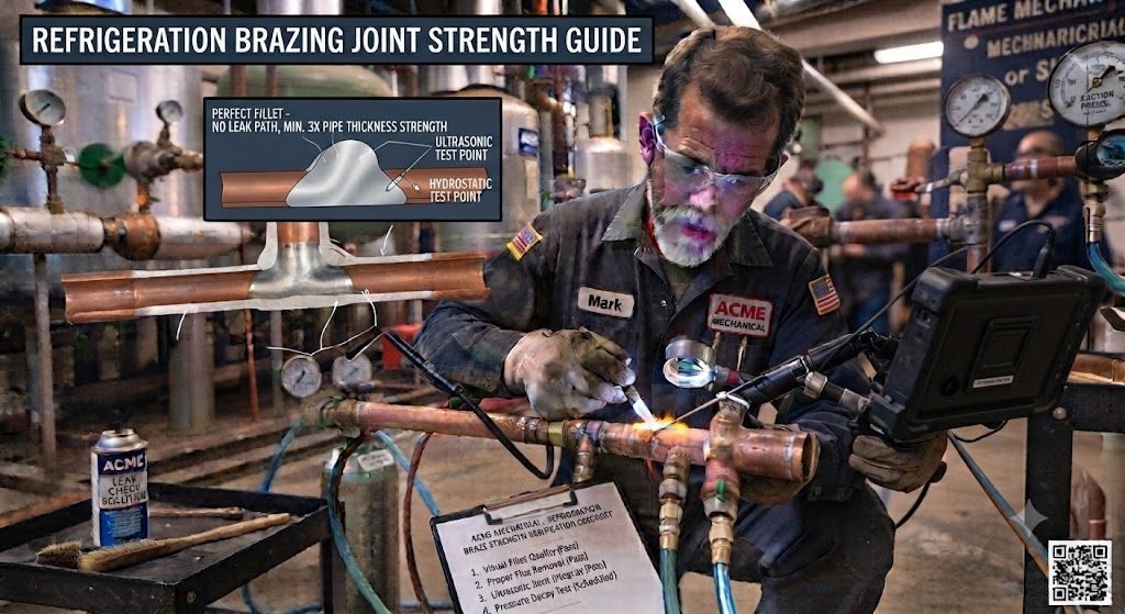 HVAC refrigeration brazing joint performance