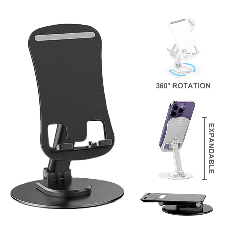 MS06 - FOLDABLE - MULTI VIEW 360掳ROTATABLE MOBILE & TABLET HOLDER