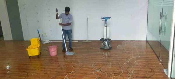 GENERAL CLEANING AND FLOOR SCRUBBING AT EKOPERNIAGAAN SEELONG