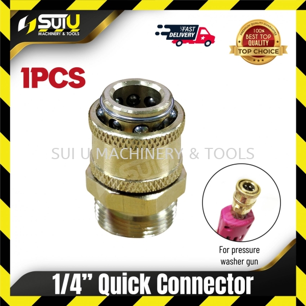 HPP57 1PCS 1/4" Quick Connector for Pressure Washer Gun Connector / Coupler  Accessories Kuala Lumpur (KL), Malaysia, Selangor, Setapak Supplier, Suppliers, Supply, Supplies | Sui U Machinery & Tools (M) Sdn Bhd
