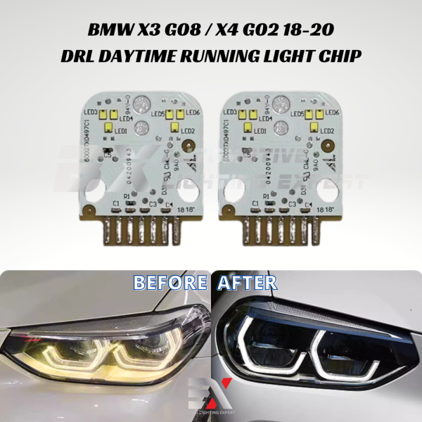 BMW X3 G08 / X4 G02 18-20 - Drl Daylight Running Light Chip Drl Daytime Running Light Chip Johor Bahru (JB), Malaysia, Ulu Tiram Supplier, Retailer, Supply, Supplies | BX Automotive Sdn Bhd