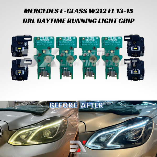 Mercedes E-Class W212 Facelift 13-15 - Drl Daylight Running Light Chip Drl Daytime Running Light Chip Johor Bahru (JB), Malaysia, Ulu Tiram Supplier, Retailer, Supply, Supplies | BX Automotive Sdn Bhd