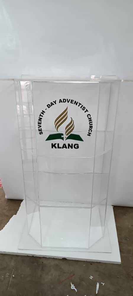 Acrylic Rostrum Custom Made for public speech