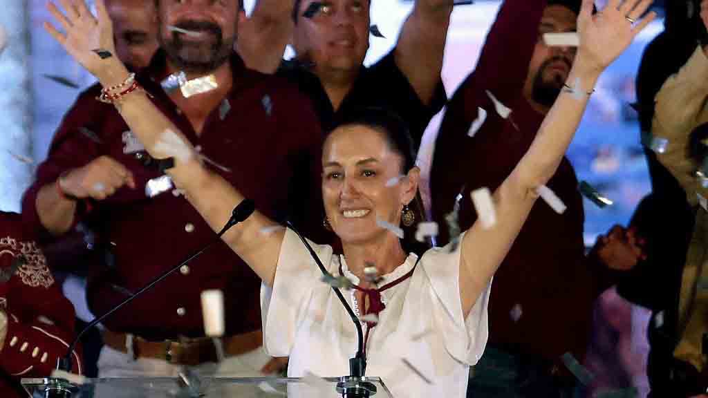 Claudia Sheinbaum declares victory in Mexico's presidential election