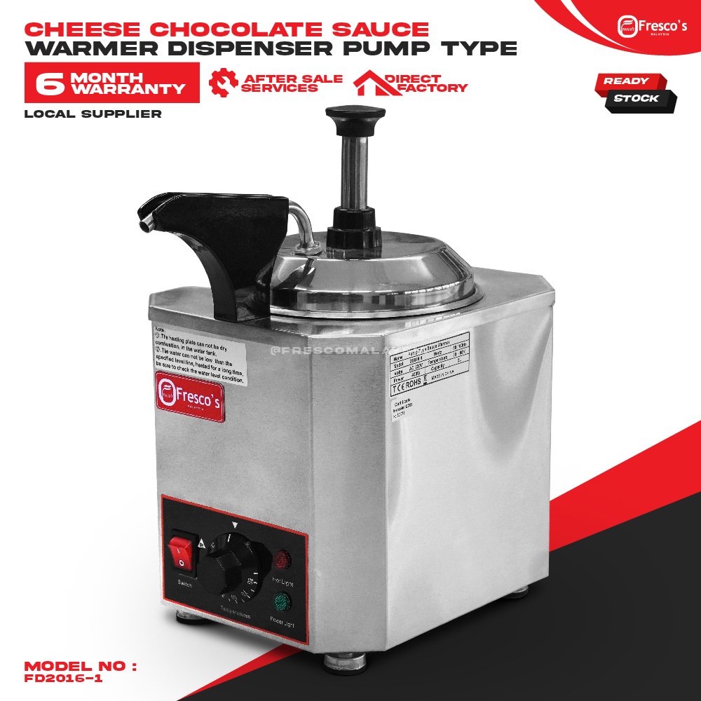 Cheese Chocolate Sauce Warmer Melter Dispenser Pump Type