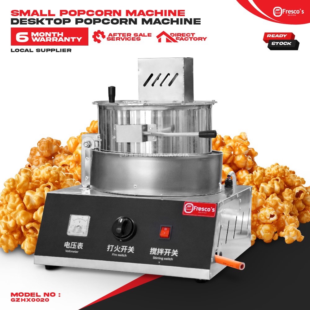 Pop Corn Machine Gas Commercial Mesin Popcorn Gas