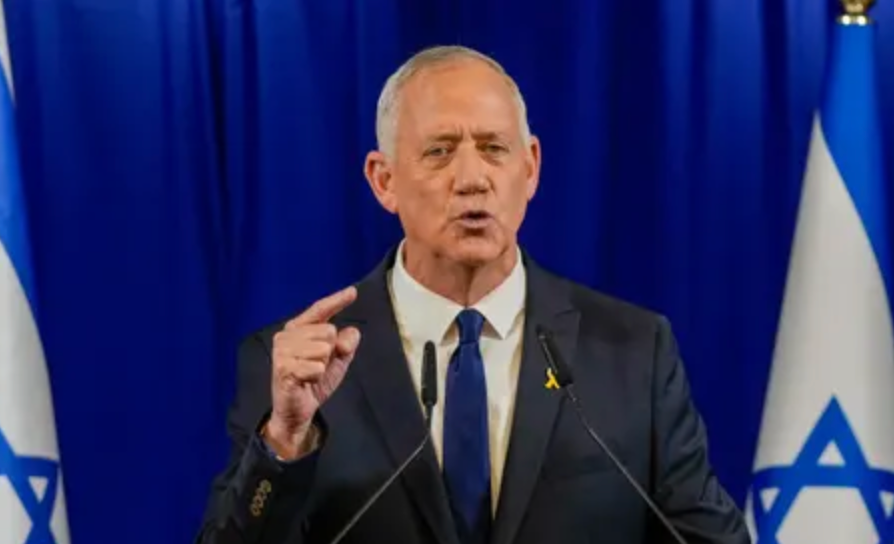 Israeli war cabinet minister Benny Gantz resigns from govt, calls for new elections
