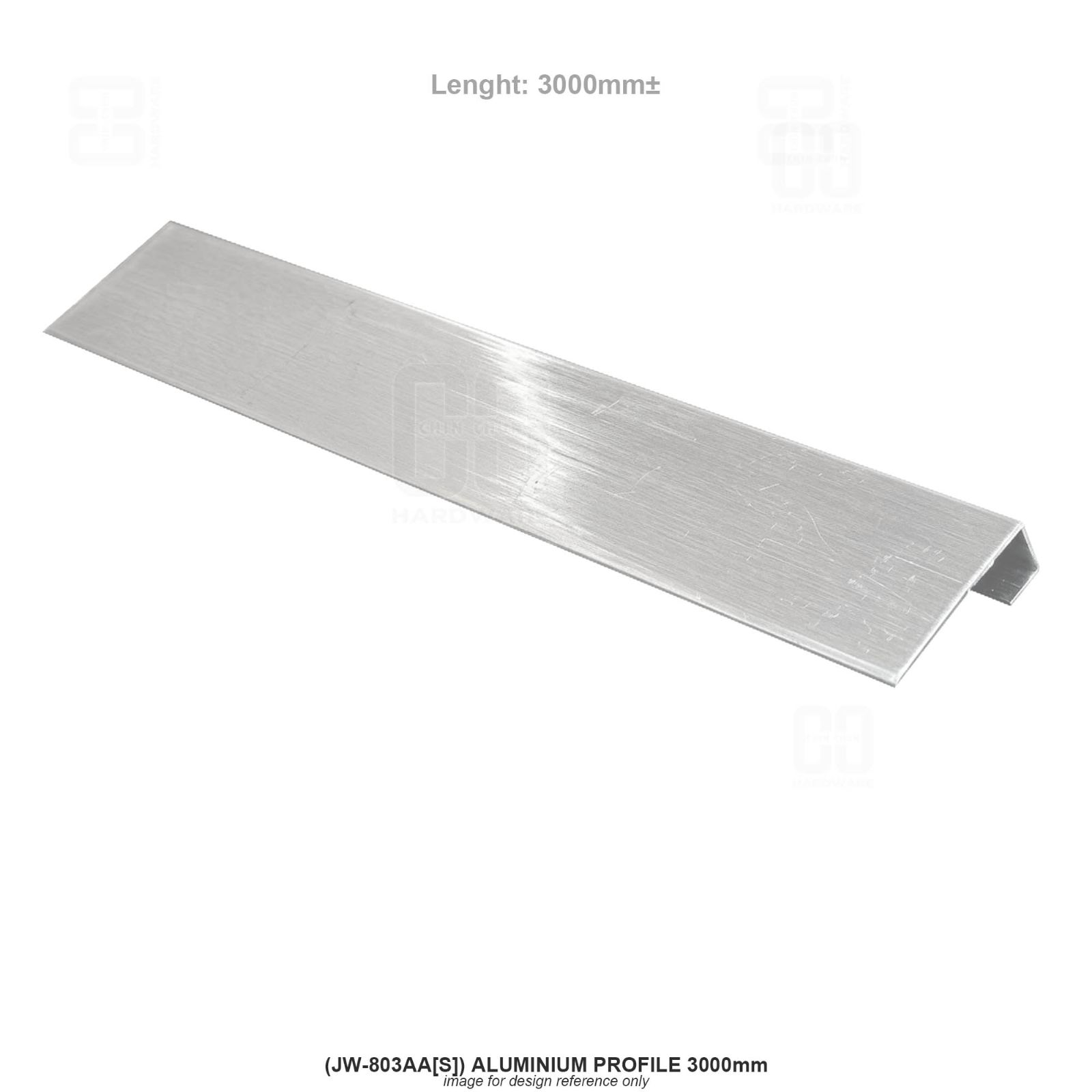 (JW-803AA[S]) ALUMINIUM PROFILE 3000mm