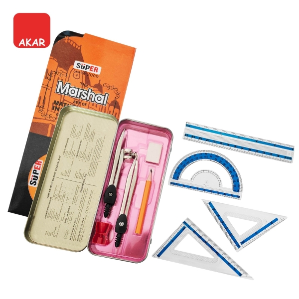 Marshal Mathematics Set /  Instrument Set Stationery Set Desktop Stationery Selangor, Malaysia, Kuala Lumpur (KL), Semenyih Supplier, Suppliers, Supply, Supplies | V CAN (1999) SDN BHD