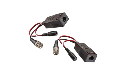  High Definition 5 Megapixel Video & Power Balun, 1 Pair - (HDB-PVDRJ45PT2)