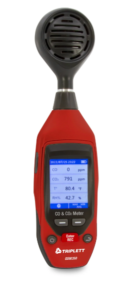  Carbon Monoxide/Carbon Dioxide IAQ Meter with Memory - (GSM350) New Products Triplett Test Equipment & Tools Test & Measurement Products Malaysia, Selangor, Kuala Lumpur (KL), Shah Alam Supplier, Suppliers, Supply, Supplies | LELab Sdn Bhd