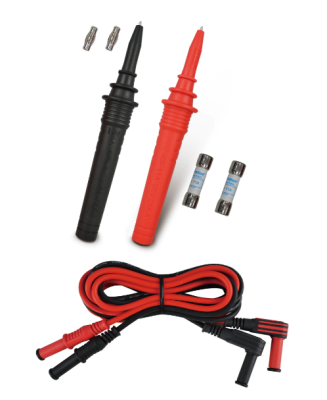  CATIV Fused Test Leads - Fit virtually all major brand digital multimeters and test instruments - (
