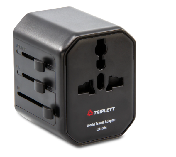  World Travel Adapter with USB-A and USB-C (10A, 2500W) - (UA100A) New Products Triplett Test Equipment & Tools Test & Measurement Products Malaysia, Selangor, Kuala Lumpur (KL), Shah Alam Supplier, Suppliers, Supply, Supplies | LELab Sdn Bhd