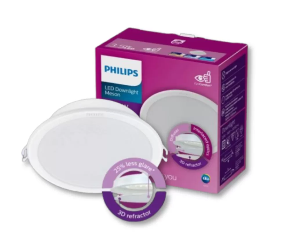 PHILIPS 59471 MESON IO 24W 220-240V 1750LM D200 8INCH LED RECESSED DOWNLIGHT [3000K/4000K/6500K]