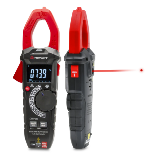  600A True RMS AC/DC Clamp Meter with 4:1 IR Thermometer (CM675IR) New Products Triplett Test Equipment & Tools Test & Measurement Products Malaysia, Selangor, Kuala Lumpur (KL), Shah Alam Supplier, Suppliers, Supply, Supplies | LELab Sdn Bhd