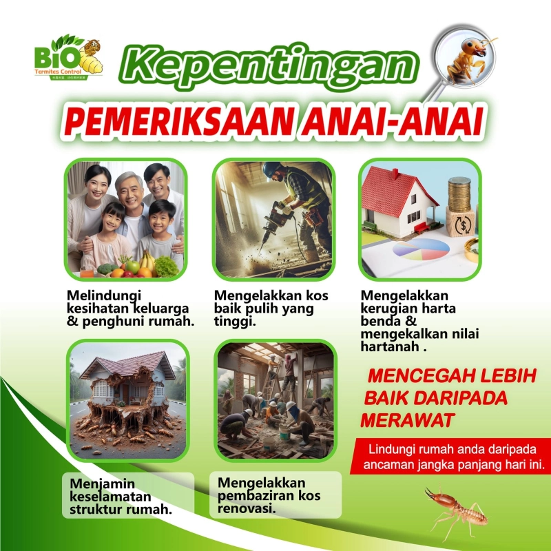 Kepentingan Pemeriksaan Anai-Anai