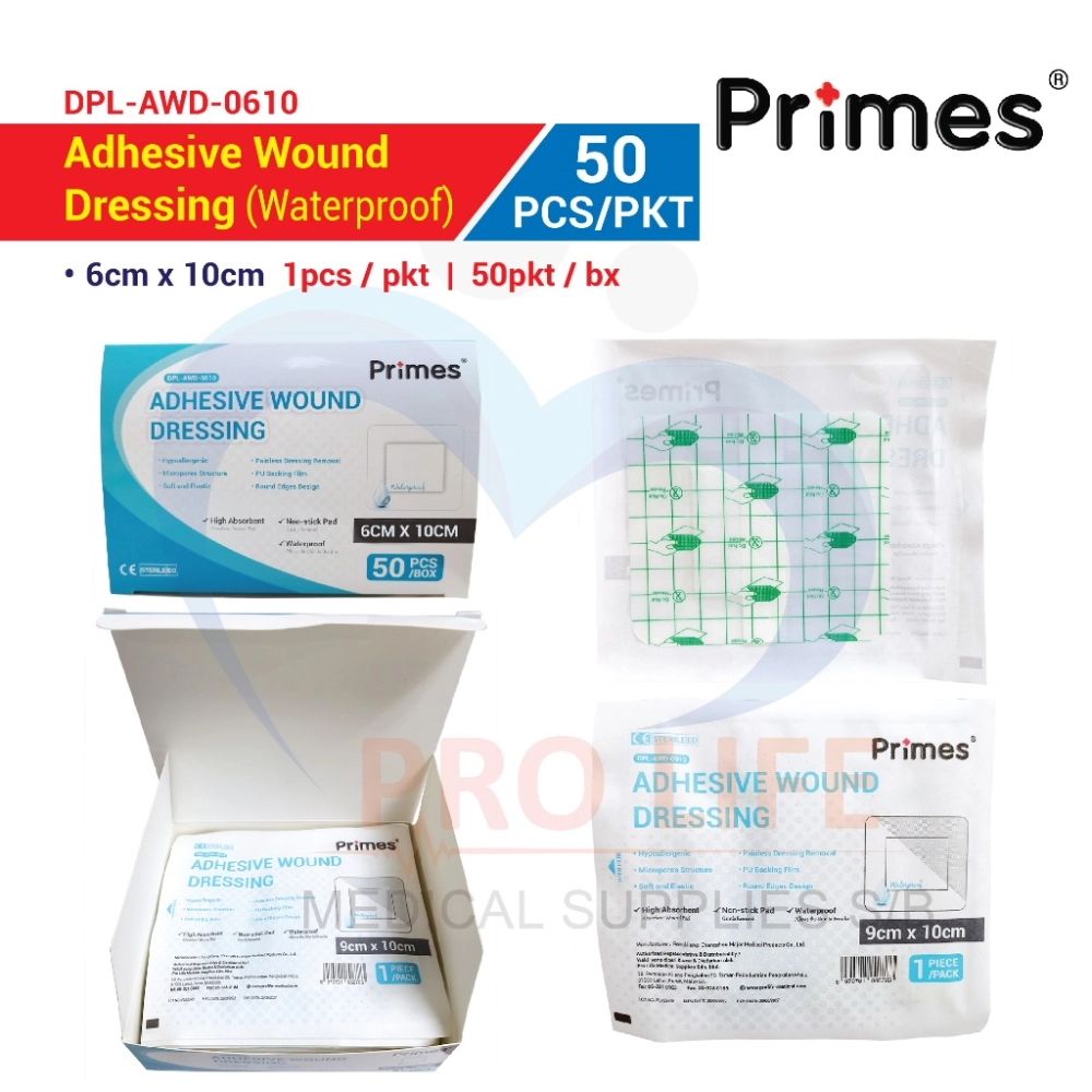 Primes Adhesive Wound Dressing (PU Island Dressing )(6cm X 7cm/6cm X 10cm/9cm X 10cm/9cm X 15cm/9cm X 20cm) Perak, Ipoh, Malaysia Supply, Supplies | Pro Life Medical Supplies Sdn Bhd Primes Adhesive Wound Dressing (PU Island Dressing )(6cm X 7cm/6cm X 10cm/9cm X 10cm/9cm X 15cm/9cm X 20cm) Perak, Ipoh, Malaysia Supply, Supplies | Pro Life Medical Supplies Sdn Bhd