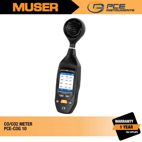 PCE-COG 10 CO/CO2 Meter | PCE Instruments by Muser Indoor Air Quality PCE Instruments Kuala Lumpur (KL), Malaysia, Selangor, Sunway Velocity Supplier, Suppliers, Supply, Supplies | Muser Apac Sdn Bhd