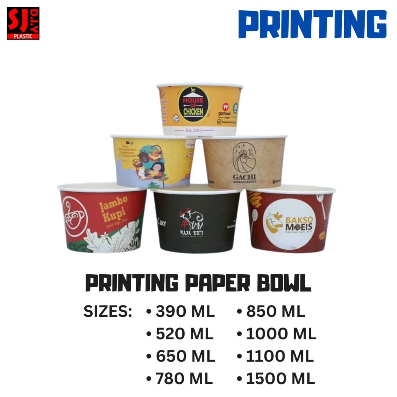 PRINTING PAPER BOWL