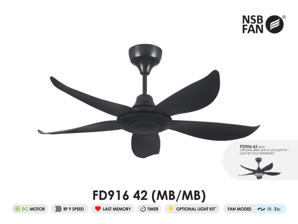 FD916 42 Ceiling Fan NSB Fan Selangor, Malaysia, Kuala Lumpur (KL), Puchong Supplier, Distributor, Supply, Supplies | NSB Lighting Sdn Bhd