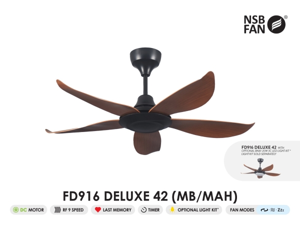 FD916 Deluxe 42 Ceiling Fan NSB Fan Selangor, Malaysia, Kuala Lumpur (KL), Puchong Supplier, Distributor, Supply, Supplies | NSB Lighting Sdn Bhd