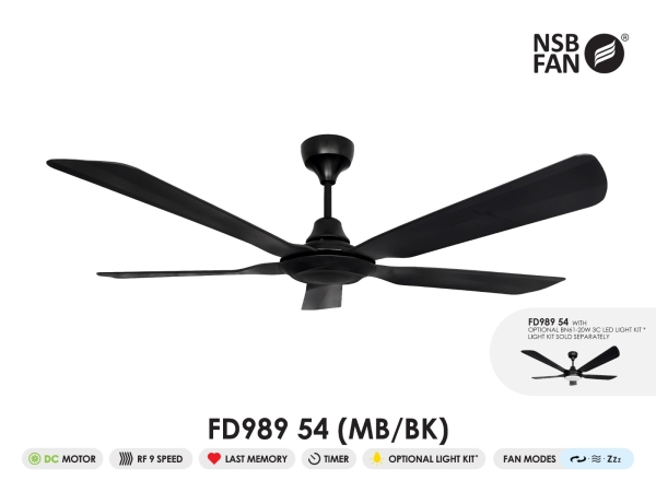 FD989 54 Ceiling Fan NSB Fan Selangor, Malaysia, Kuala Lumpur (KL), Puchong Supplier, Distributor, Supply, Supplies | NSB Lighting Sdn Bhd
