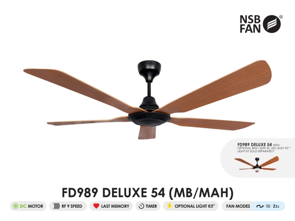 FD989 DELUXE 54 Ceiling Fan NSB Fan Selangor, Malaysia, Kuala Lumpur (KL), Puchong Supplier, Distributor, Supply, Supplies | NSB Lighting Sdn Bhd