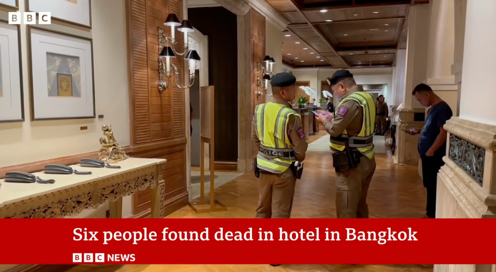 Six people found dead at Grand Hyatt hotel in Bangkok | BBC News