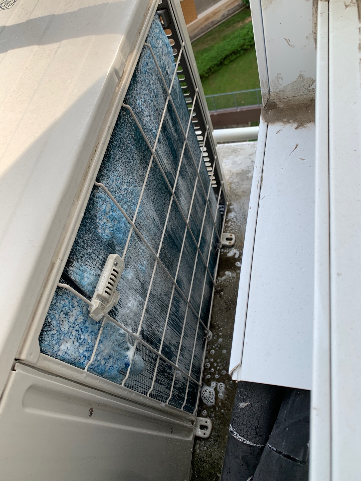 To Chemical Wash Outdoor Unit CU