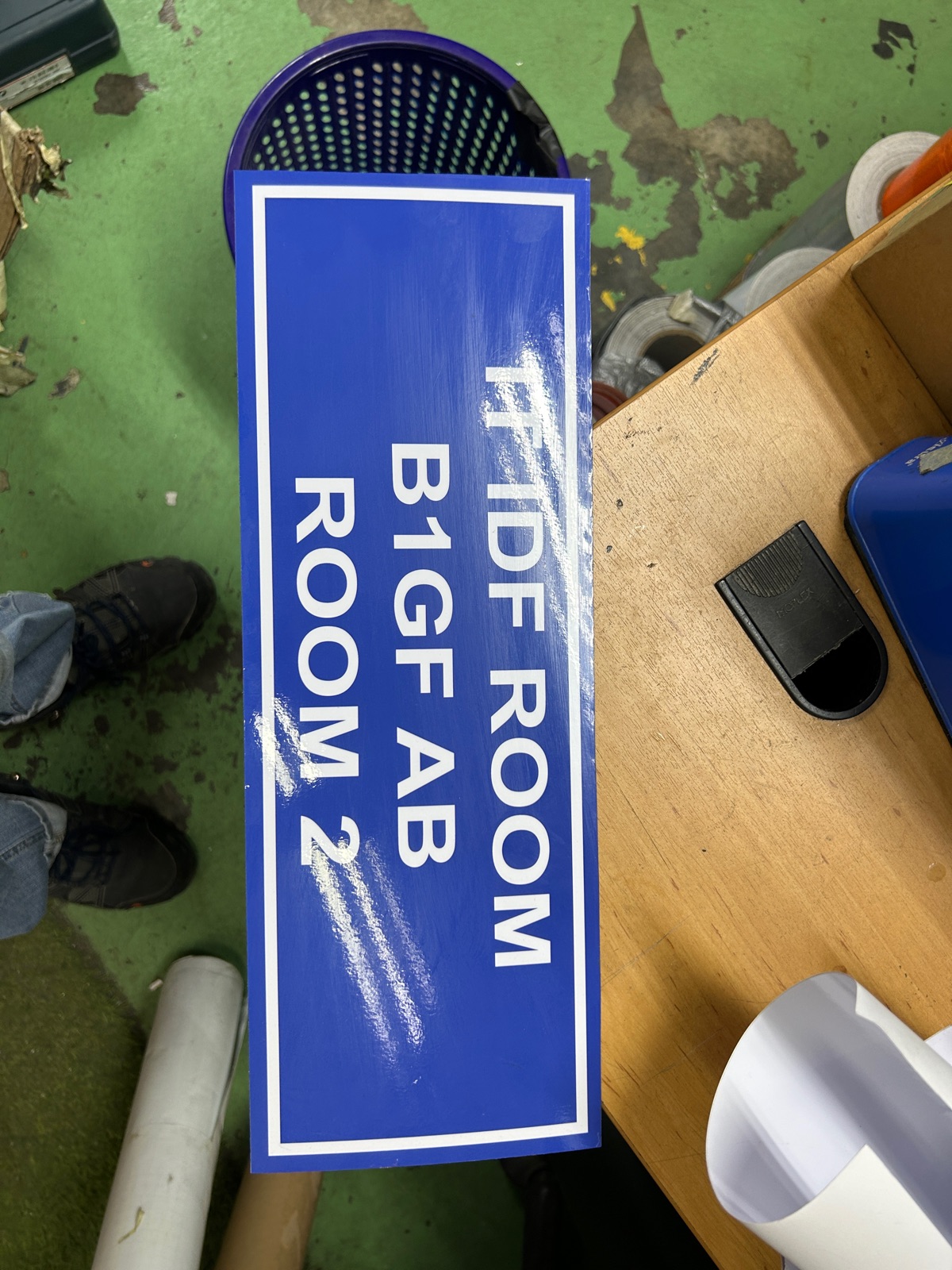 printed signage