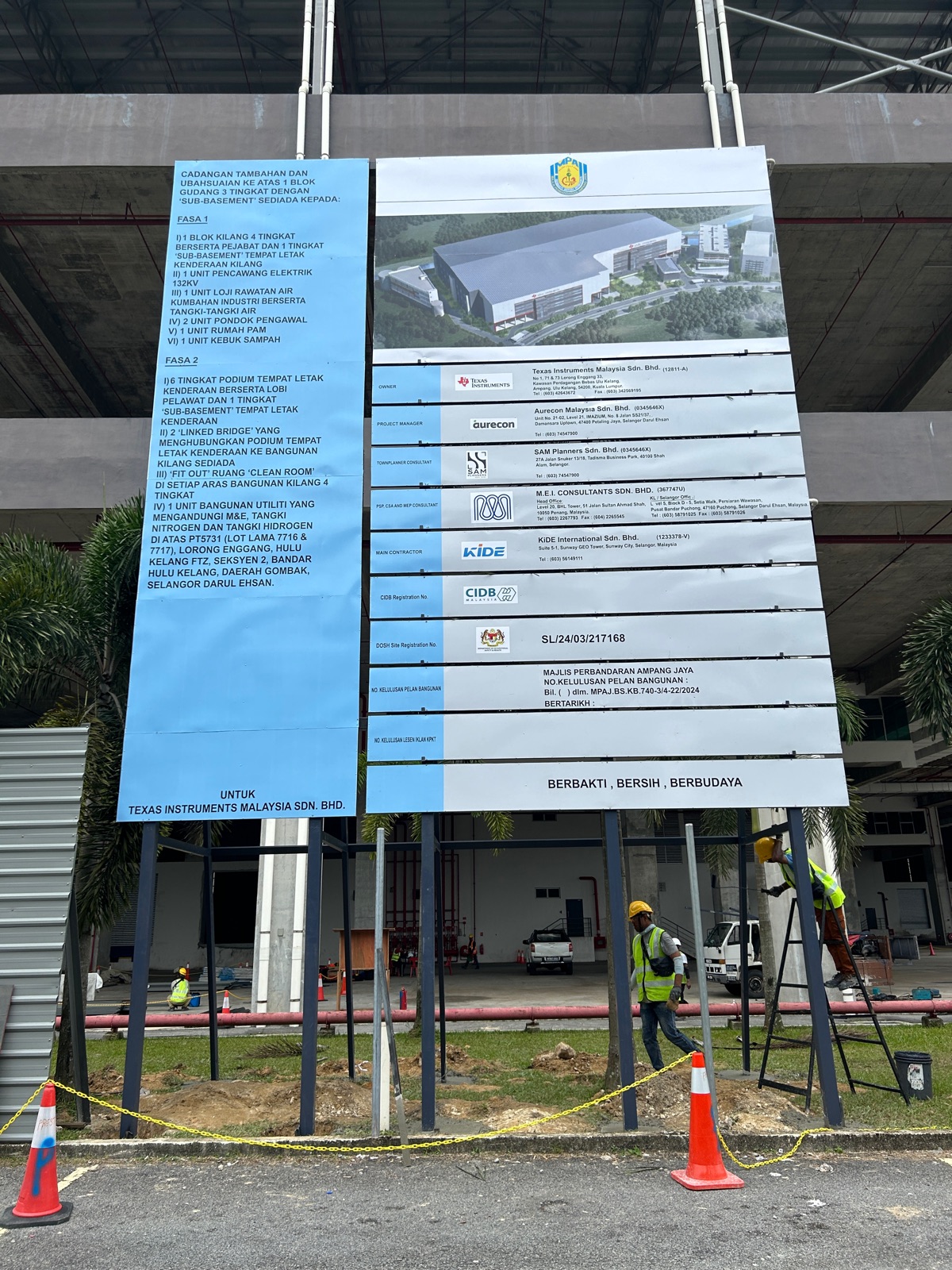 Large Project Signboard