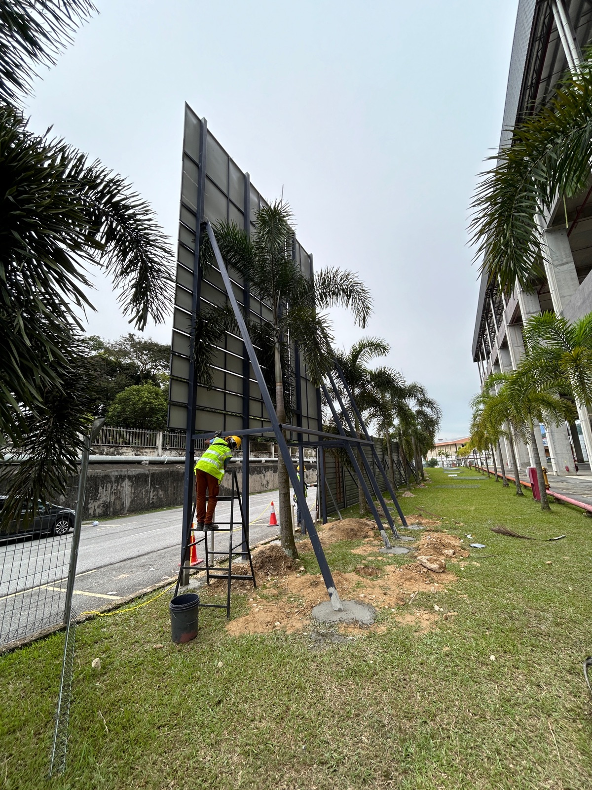 large project signboard