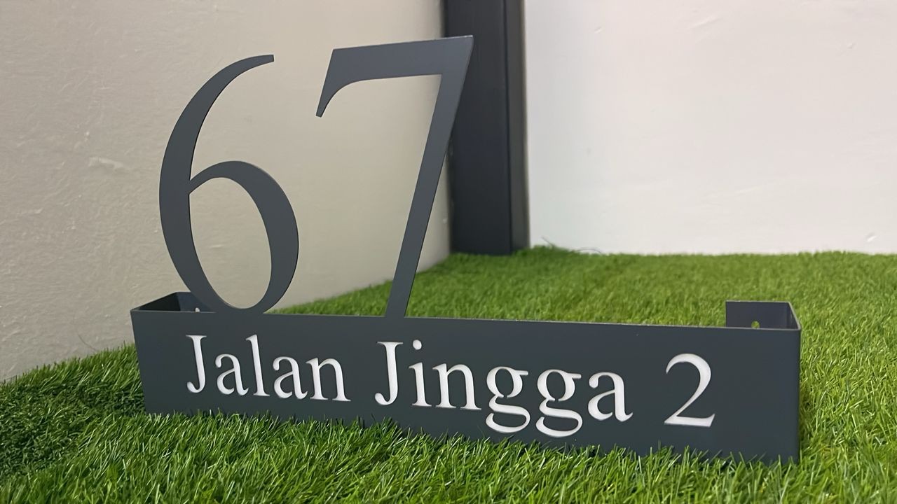 Aluminium Number Plate