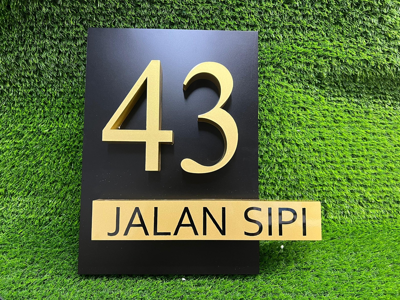 Aluminium Number Plate