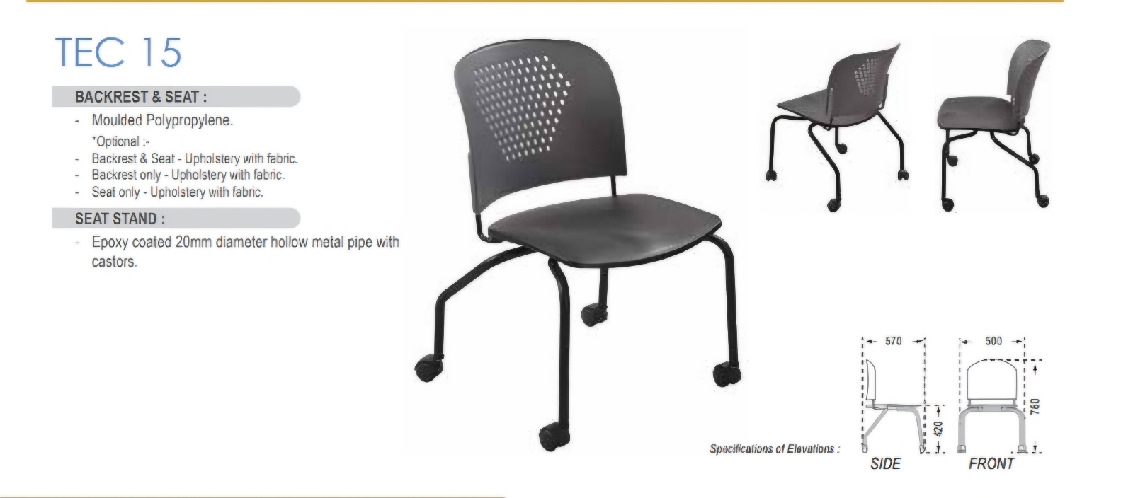 TEC 15 student chair