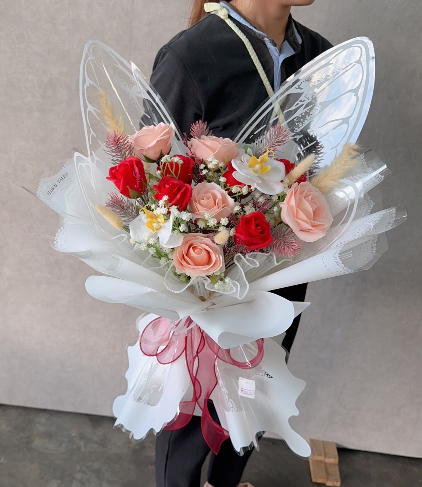 Butterfly Soap Flower Design